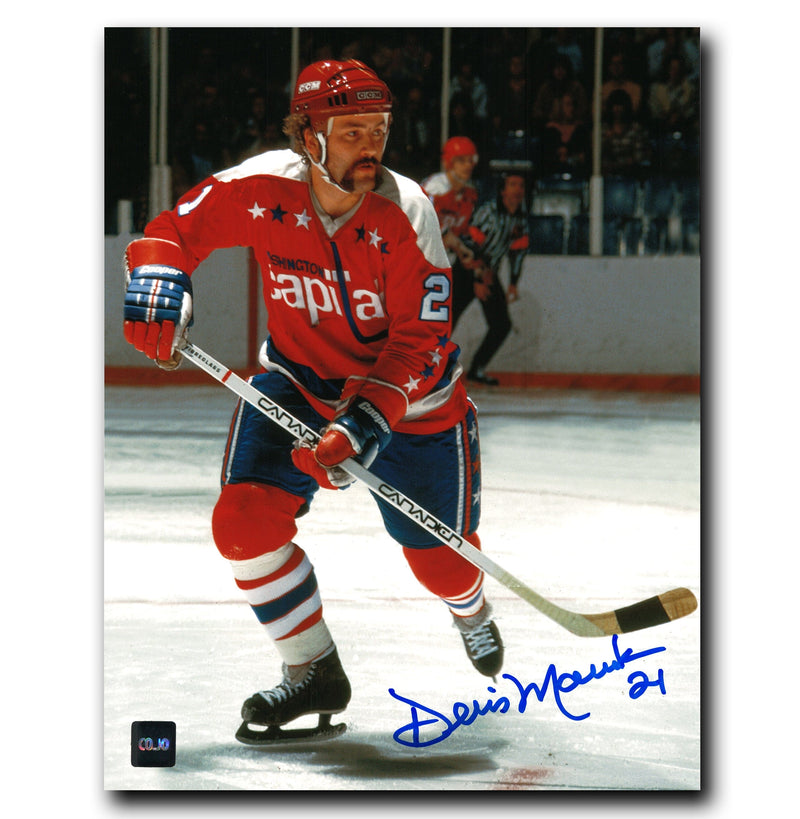 Dennis Maruk Washington Capitals Autographed 8x10 Photo CoJo Sport Collectables