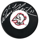 Dominik Hasek Autographed Buffalo Sabres Goathead Puck CoJo Sport Collectables Inc.