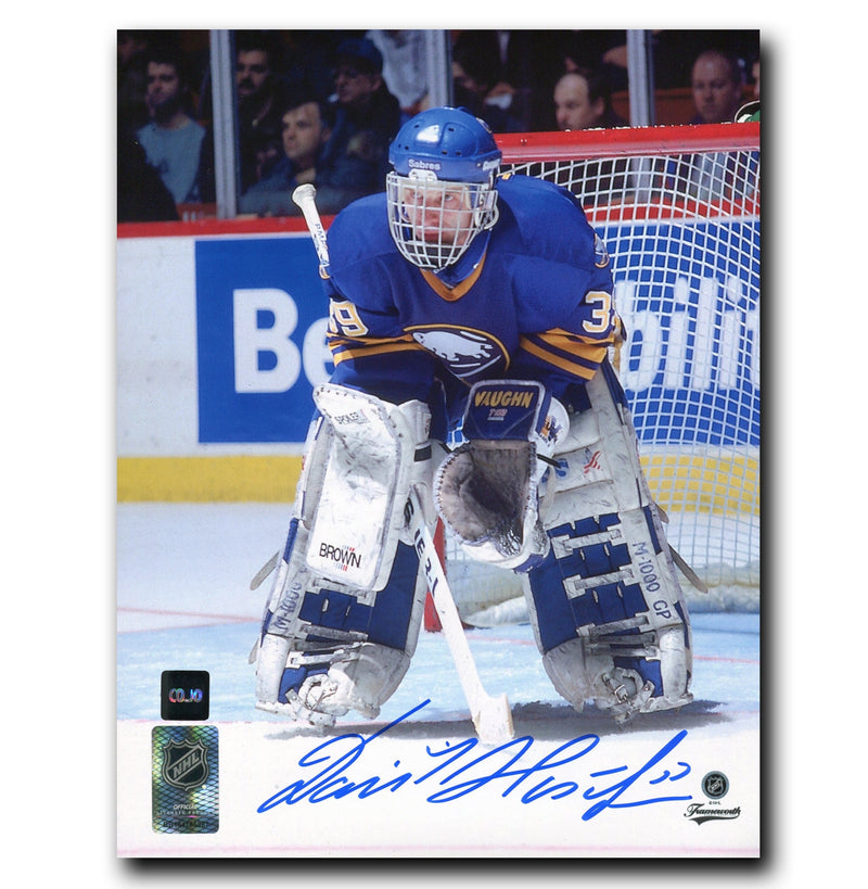 Dominik Hasek Buffalo Sabres Autographed Leaning 8x10 Photo CoJo Sport Collectables Inc.