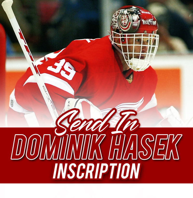 (Send-In) Dominik Hasek Inscription Ticket