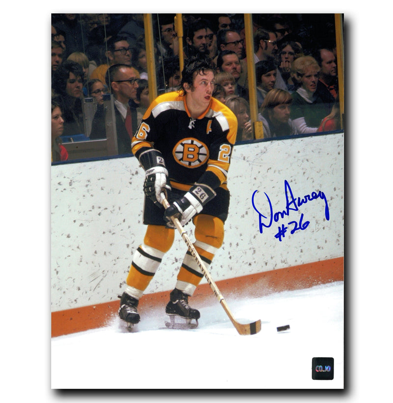 Don Awrey Boston Bruins Autographed 8x10 Photo CoJo Sport Collectables Inc.