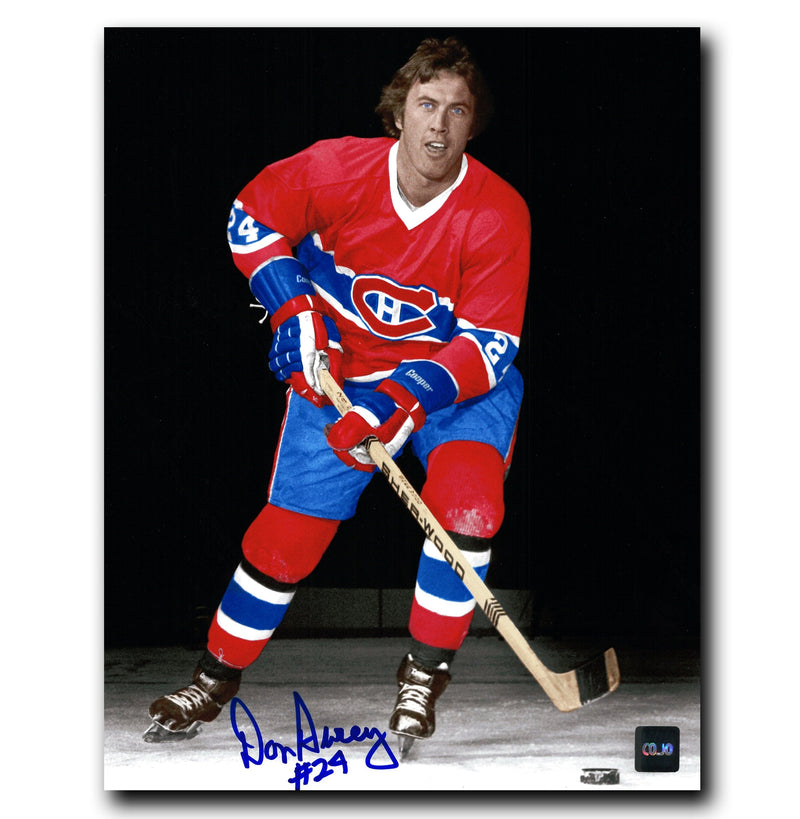 Don Awrey Montreal Canadiens Autographed 8x10 Photo CoJo Sport Collectables Inc.