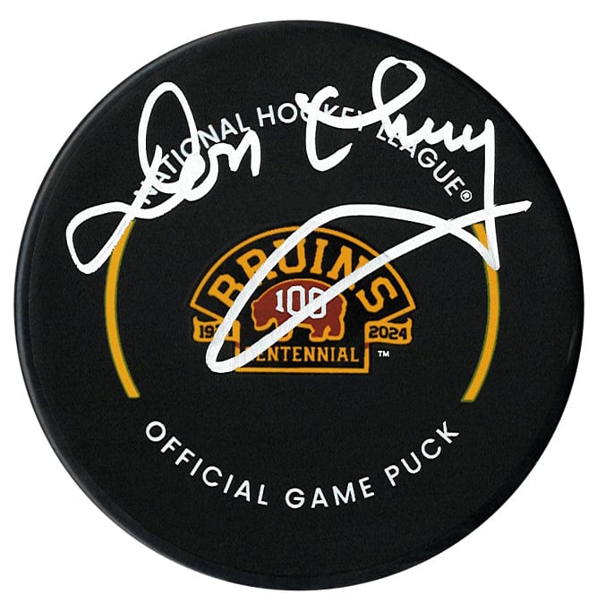 Don Cherry Autographed Boston Bruins Centennial Season Official Puck CoJo Sport Collectables Inc.
