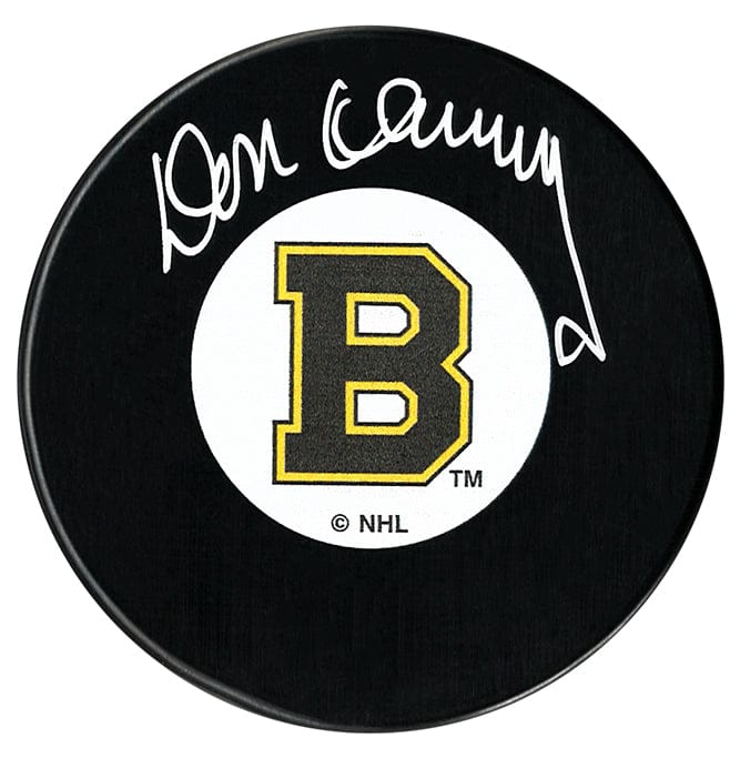 Don Cherry Autographed Boston Bruins Retro Logo Puck CoJo Sport Collectables Inc.
