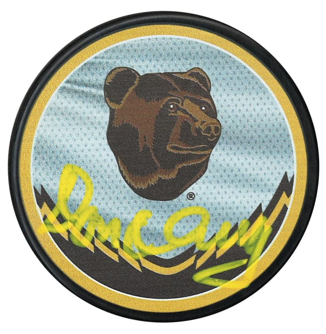 Don Cherry Autographed Boston Bruins Reverse Retro 2.0 Puck CoJo Sport Collectables Inc.