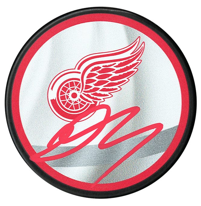 Donovan Sebrango Autographed Detroit Red Wings Reverse Retro Puck CoJo Sport Collectables Inc.