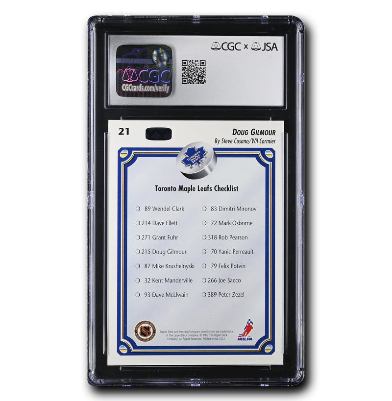 Doug Gilmour Autographed 1992-93 Upper Deck