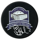 Doug Gilmour Autographed Toronto Maple Leafs Memories & Dreams Puck