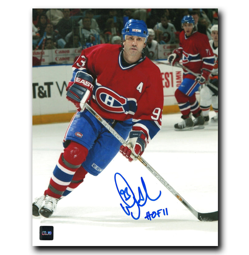 Doug Gilmour Montreal Canadiens Autographed Skating 8x10 Photo CoJo Sport Collectables Inc.