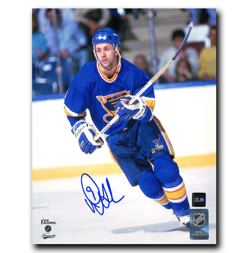 Doug Gilmour St. Louis Blues Autographed 8x10 Photo CoJo Sport Collectables Inc.