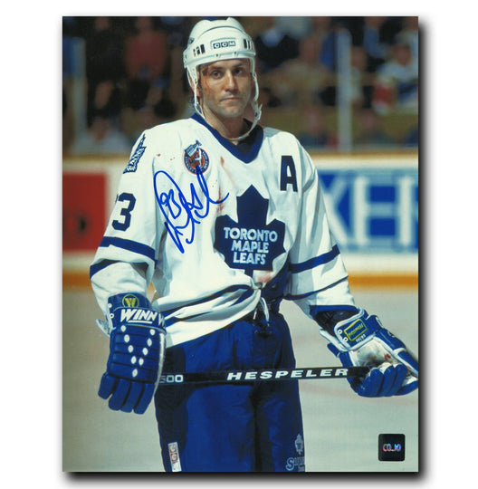 Doug Gilmour Toronto Maple Leafs Autographed Blood 8x10 Photo CoJo Sport Collectables Inc.