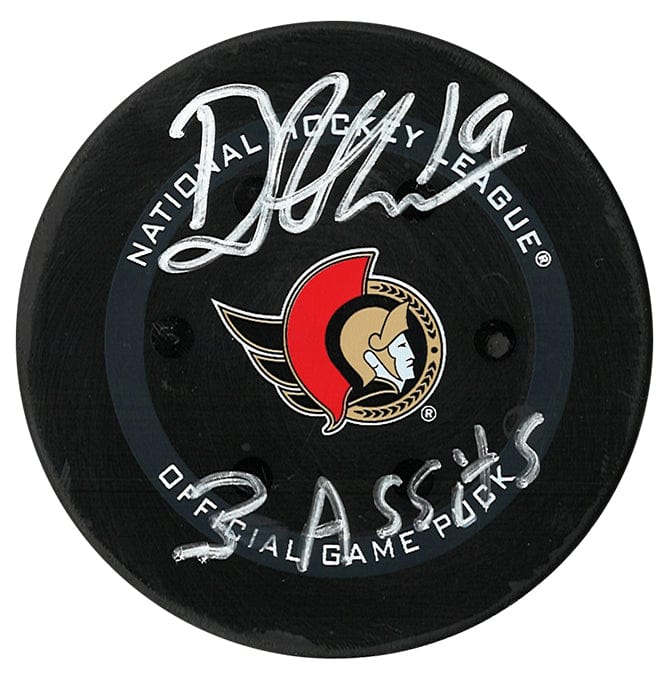 Drake Batherson Autographed Ottawa Senators 12/11/21 Game Used Inscribed Puck (Tape Wrapped) CoJo Sport Collectables Inc.