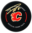 Dustin Wolf Autographed Calgary Flames Official Puck CoJo Sport Collectables Inc.