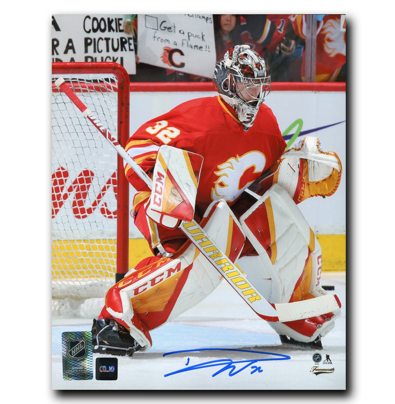 Dustin Wolf Calgary Flames Autographed Home 8x10 Photo CoJo Sport Collectables Inc.