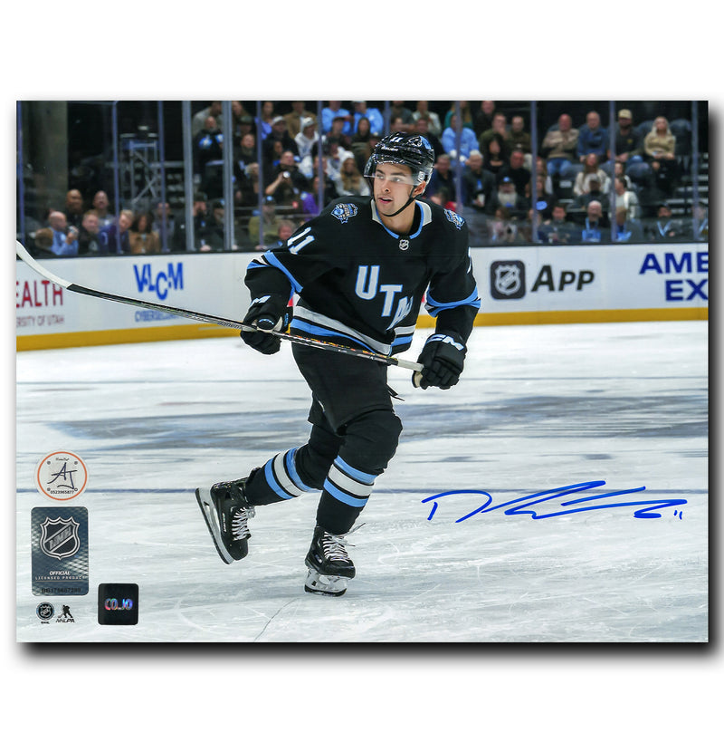 Dylan Guenther Utah Hockey Club Autographed Action 8x10 Photo