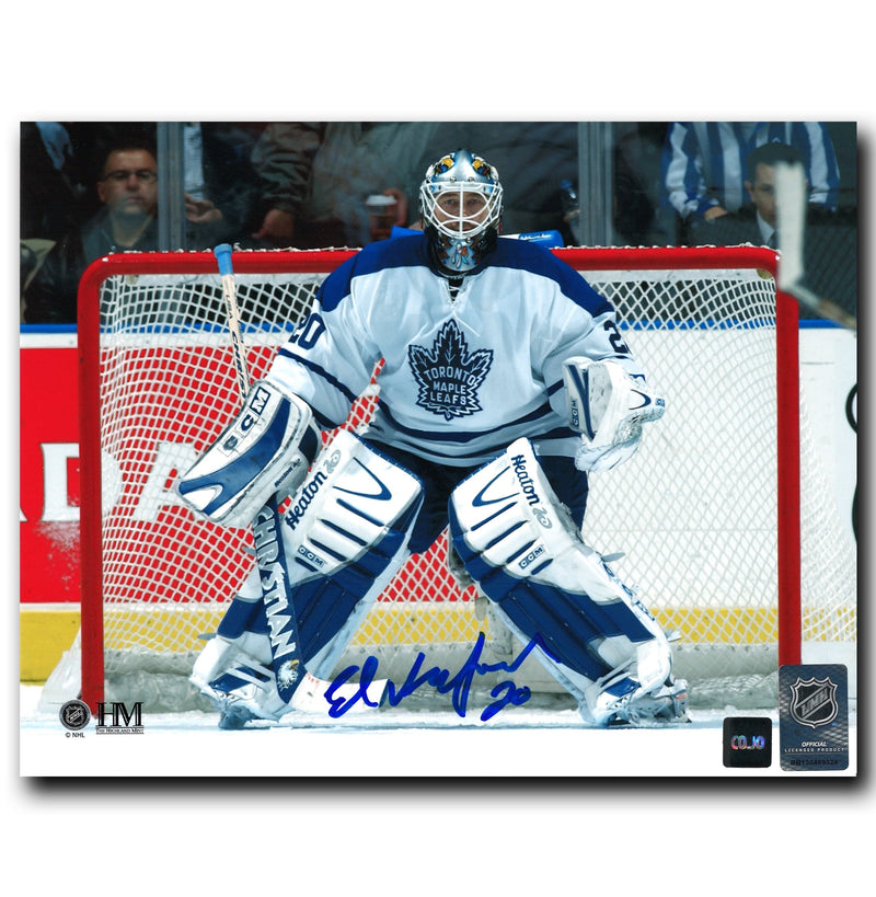 Ed Belfour Toronto Maple Leafs Autographed Crease 8x10 Photo CoJo Sport Collectables Inc.