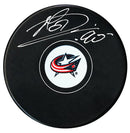 Elvis Merzlikins Autographed Columbus Blue Jackets Puck CoJo Sport Collectables Inc.