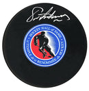 Eric Lindros Autographed Hockey Hall of Fame Puck CoJo Sport Collectables Inc.
