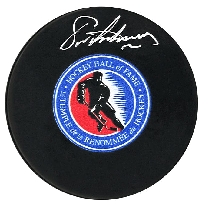 Eric Lindros Autographed Hockey Hall of Fame Puck CoJo Sport Collectables Inc.