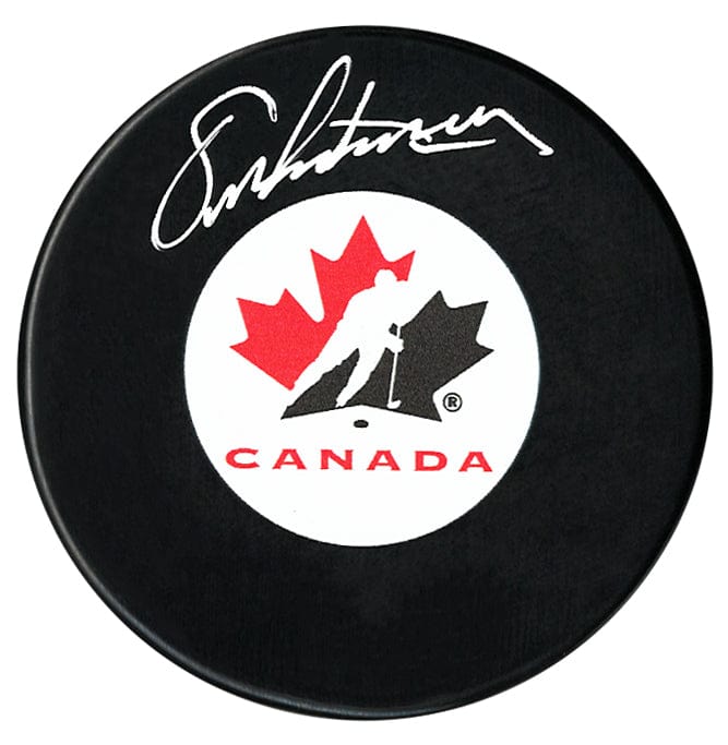 Eric Lindros Autographed Team Canada Puck CoJo Sport Collectables Inc.