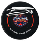 Evander Kane Autographed Edmonton Oilers Heritage Classic Official Puck CoJo Sport Collectables Inc.