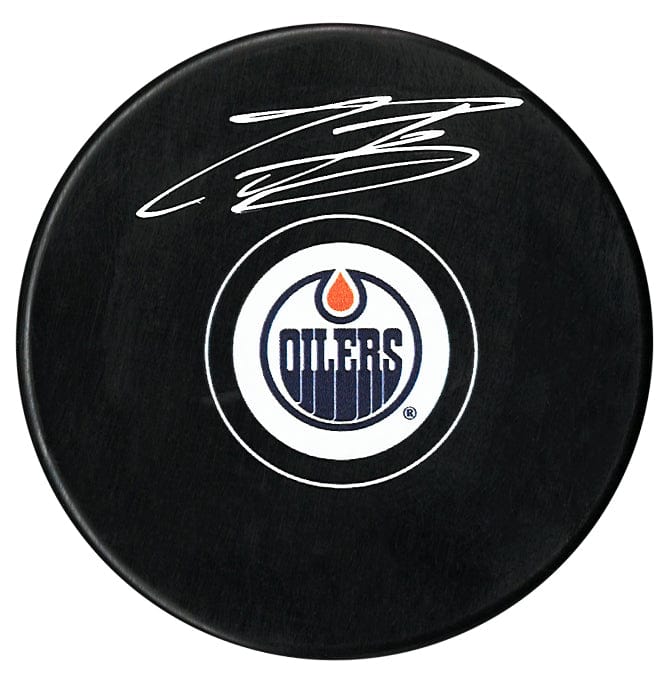 Evander Kane Autographed Edmonton Oilers Puck CoJo Sport Collectables Inc.