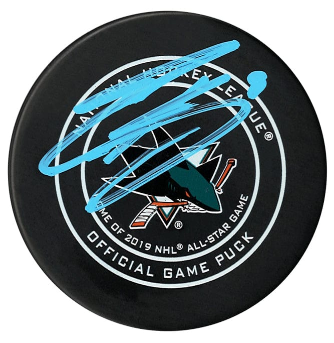 Evander Kane Autographed San Jose Sharks Official Puck CoJo Sport Collectables Inc.