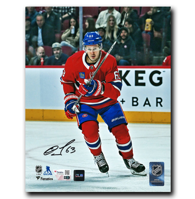 Evgenii Dadonov Montreal Canadiens Autographed Skating 8x10 Photo CoJo Sport Collectables Inc.