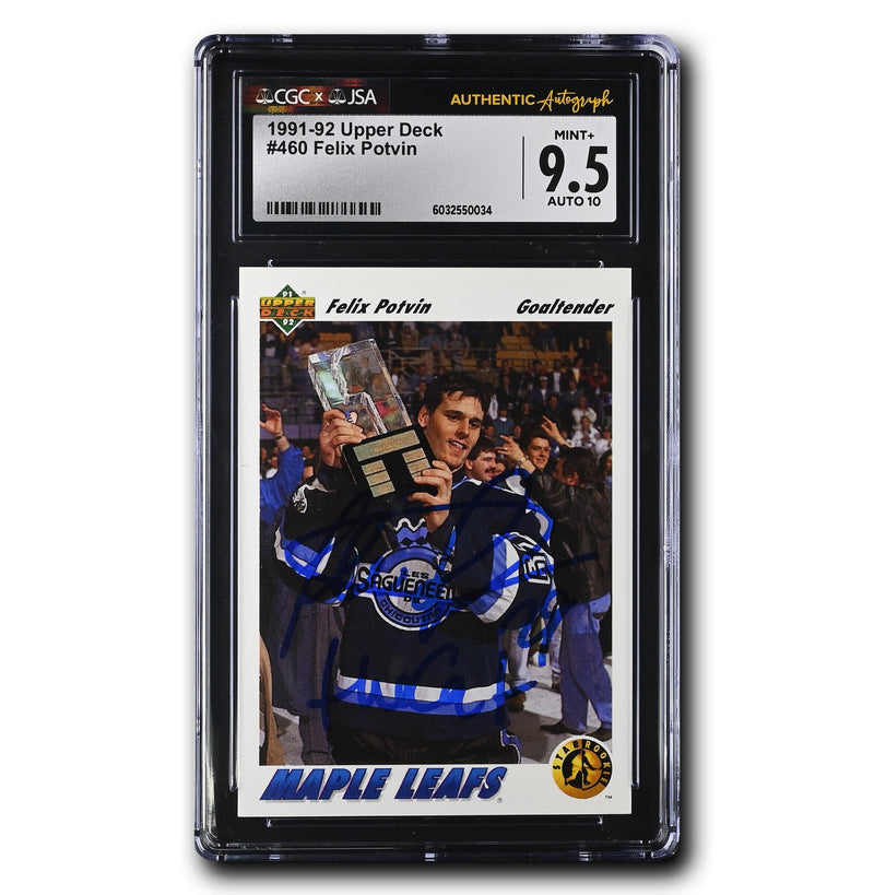 Felix Potvin Autographed 1991-92 Upper Deck