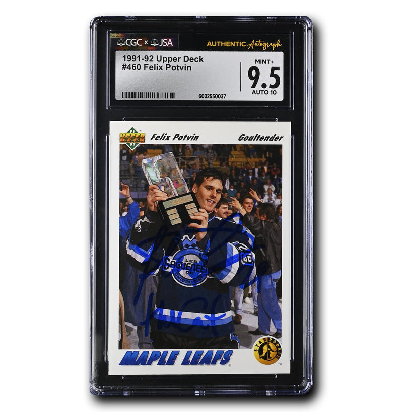 Felix Potvin Autographed 1991-92 Upper Deck