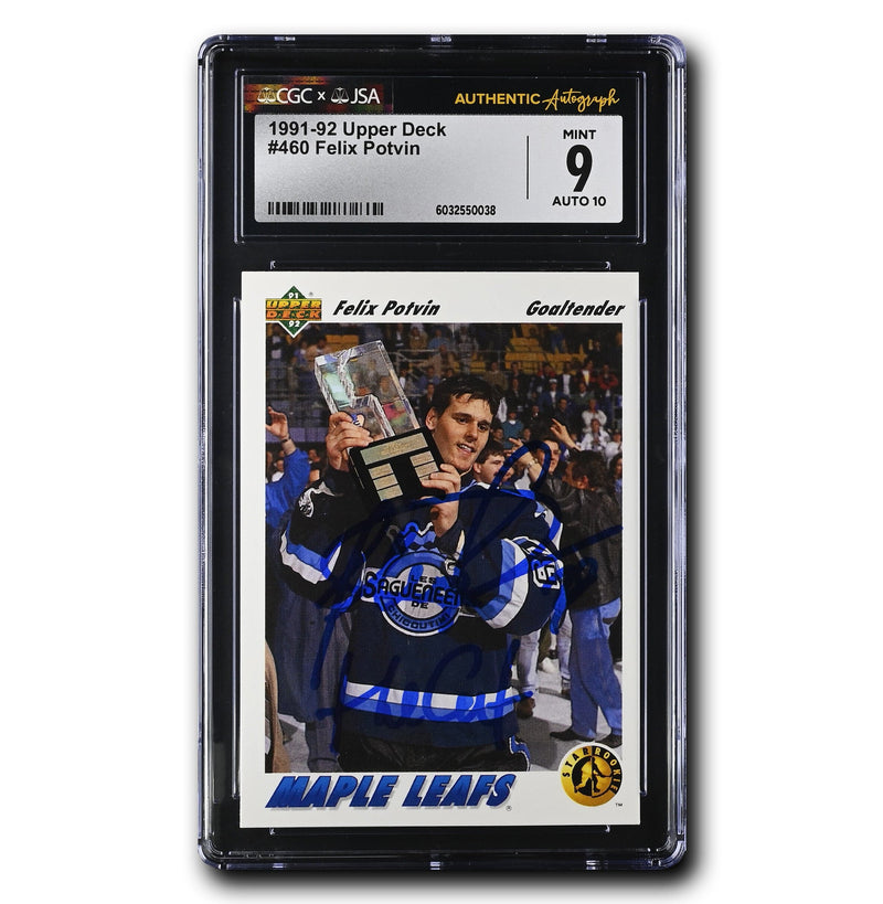 Felix Potvin Autographed 1991-92 Upper Deck