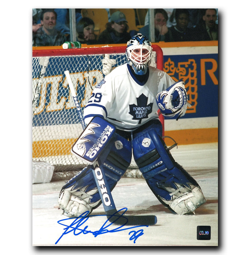 Felix Potvin Toronto Maple Leafs Autographed Away 8x10 Photo CoJo Sport Collectables