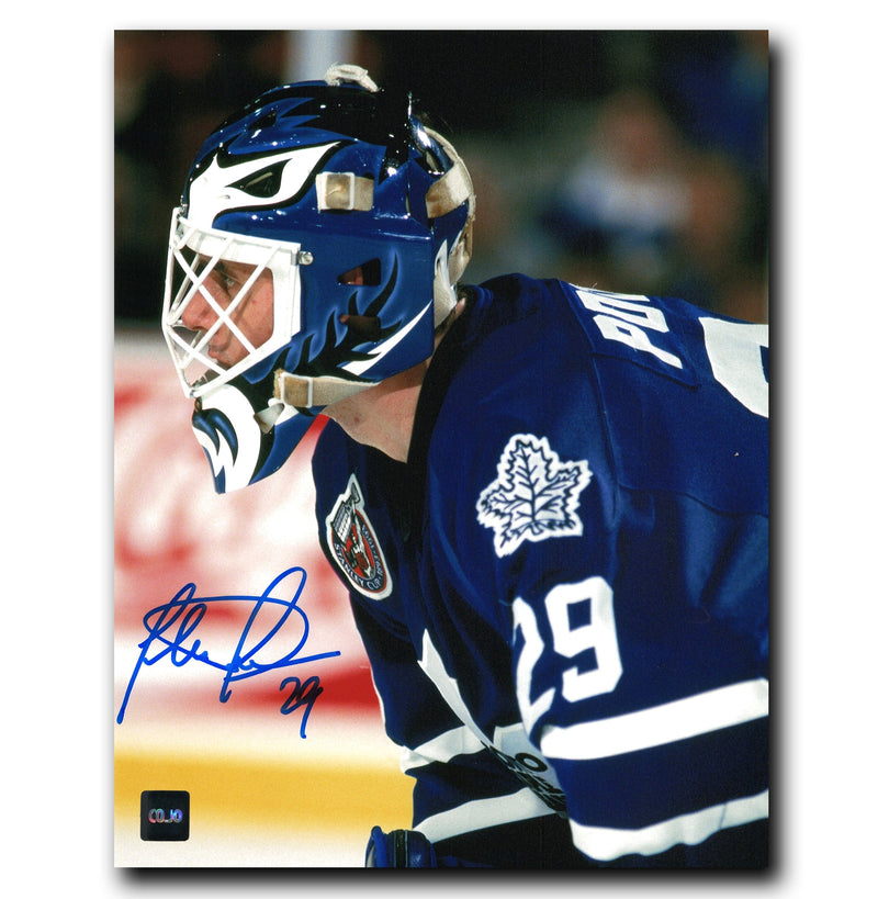 Felix Potvin Toronto Maple Leafs Autographed Close-Up 8x10 Photo CoJo Sport Collectables