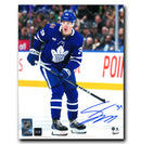 Fraser Minten Toronto Maple Leafs Autographed Action 8x10 Photo CoJo Sport Collectables