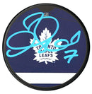 Gary Roberts Autographed Toronto Maple Leafs Jersey Puck CoJo Sport Collectables Inc.