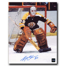Gerry Cheevers Boston Bruins Autographed Crease 8x10 Photo CoJo Sport Collectables Inc.