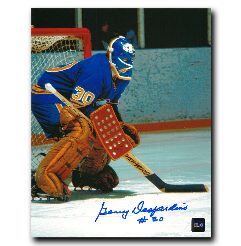 Gerry Desjardins Buffalo Sabres Autographed 8x10 Photo