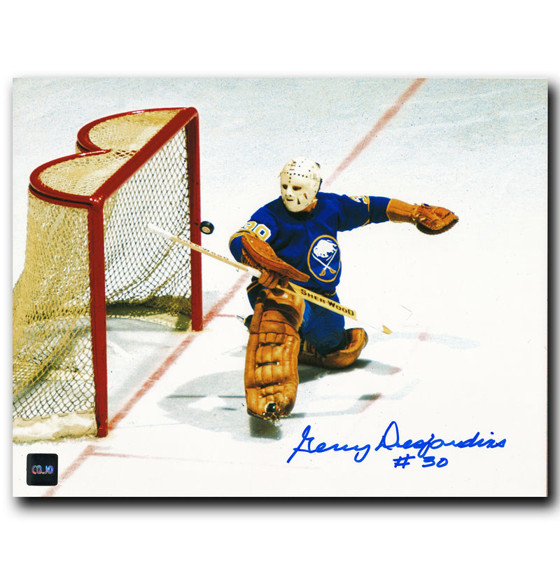 Gerry Desjardins Buffalo Sabres Autographed 8x10 Photo