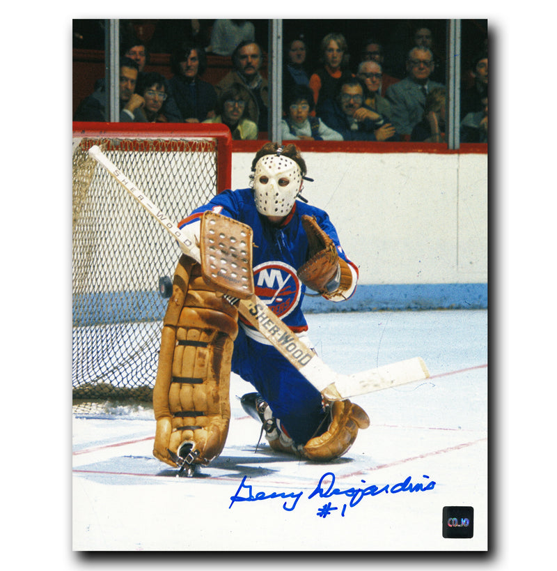 Gerry Desjardins New York Islanders Autographed 8x10 Photo