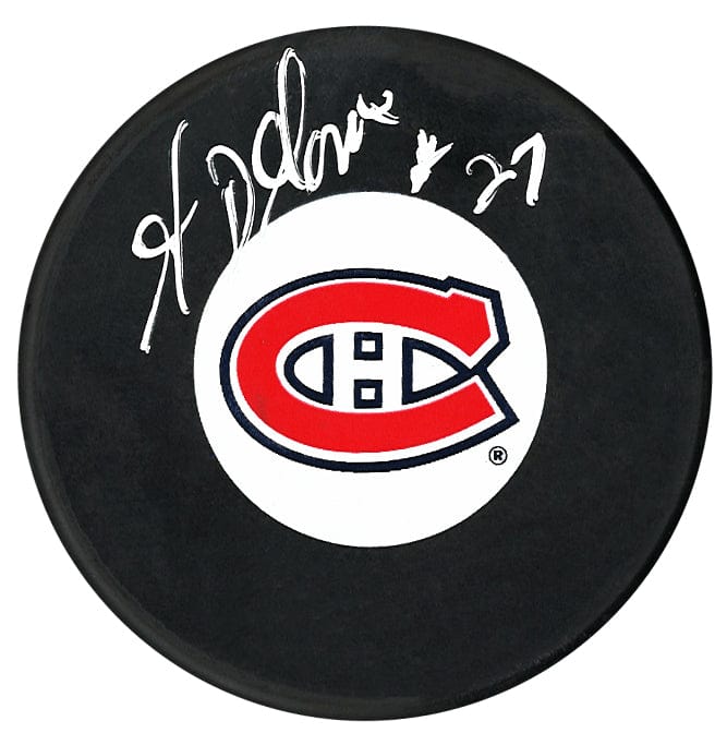 Gilbert Delorme Autographed Montreal Canadiens Puck CoJo Sport Collectables Inc.