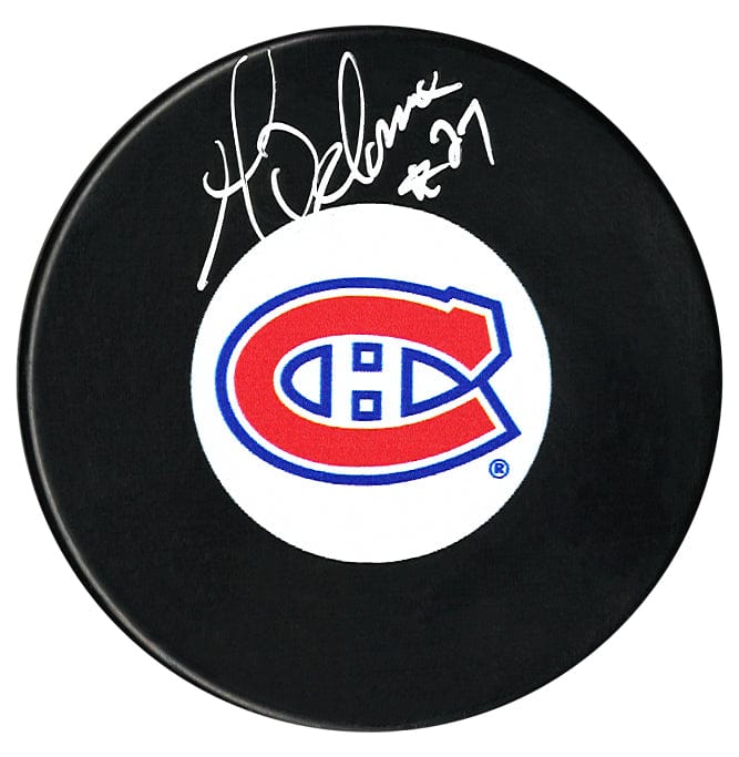 Gilbert Delorme Autographed Montreal Canadiens Puck CoJo Sport Collectables Inc.