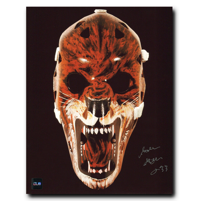 Gilles Gratton New York Rangers Autographed Mask 8x10 Photo CoJo Sport Collectables Inc.