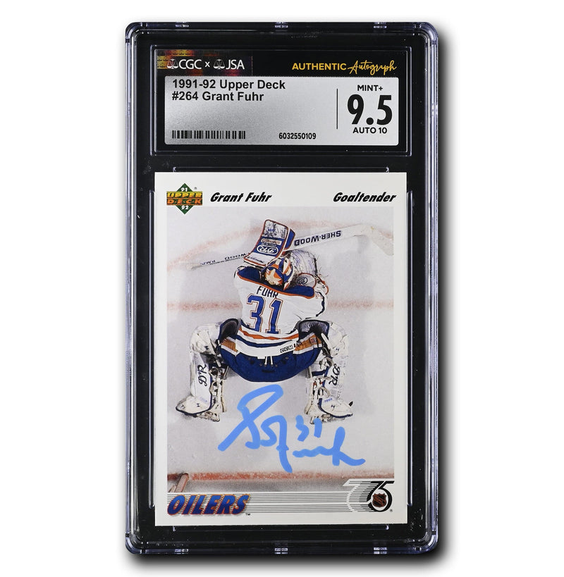 Grant Fuhr Autographed 1991-92 Upper Deck