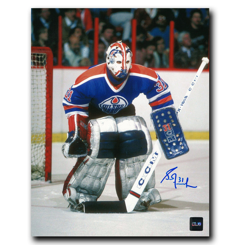 Grant Fuhr Edmonton Oilers Autographed Crease 8x10 Photo CoJo Sport Collectables Inc.