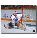 Grant Fuhr Edmonton Oilers Autographed Save 8x10 Photo CoJo Sport Collectables Inc.