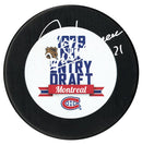 Guy Carbonneau Autographed 1979 NHL Draft Puck CoJo Sport Collectables Inc.