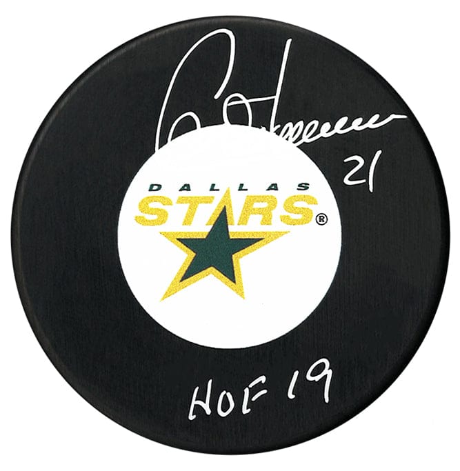 Guy Carbonneau Autographed Dallas Stars HOF Inscribed Puck CoJo Sport Collectables Inc.
