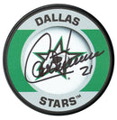 Guy Carbonneau Autographed Dallas Stars Souvenir Puck CoJo Sport Collectables Inc.