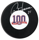Guy Carbonneau Autographed Montreal Canadiens Centennial Season Puck CoJo Sport Collectables Inc.