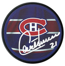 Guy Carbonneau Autographed Montreal Canadiens Reverse Retro Puck CoJo Sport Collectables Inc.